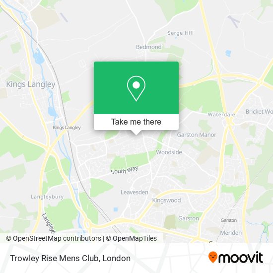 Trowley Rise Mens Club map