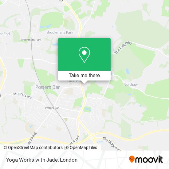 Yoga Works with Jade map