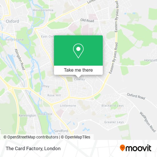 The Card Factory map