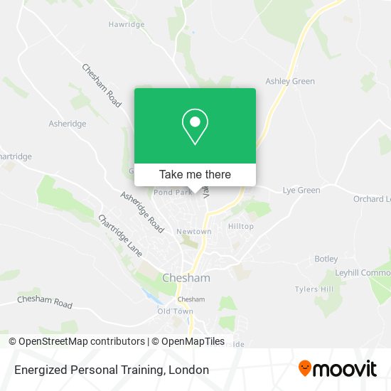 Energized Personal Training map