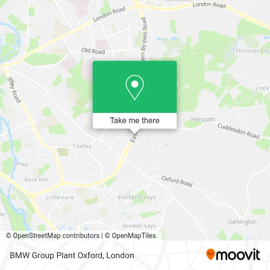 How to Get to BMW Group Plant Oxford by Bus or Train?