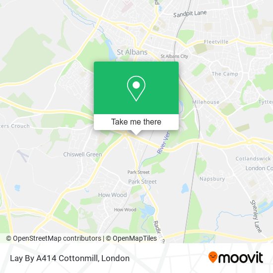 Lay By A414 Cottonmill map