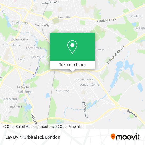 Lay By N Orbital Rd map