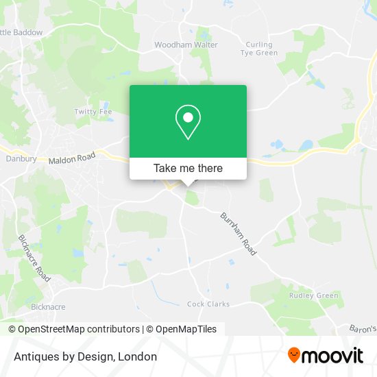 Antiques by Design map
