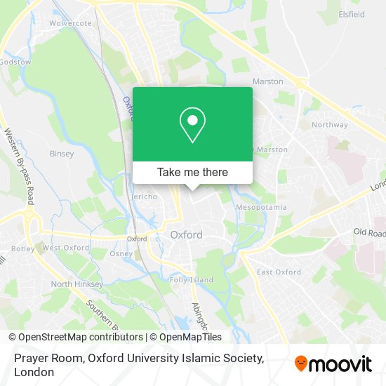 Prayer Room, Oxford University Islamic Society map