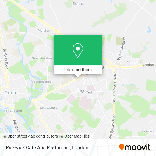 Pickwick Cafe And Restaurant map