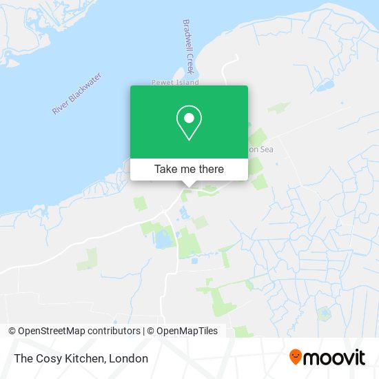 The Cosy Kitchen map