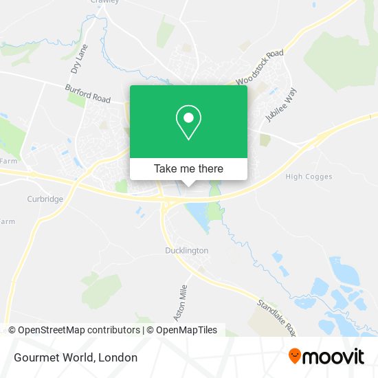 Gourmet World map