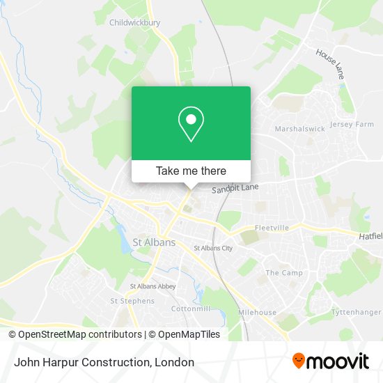 John Harpur Construction map