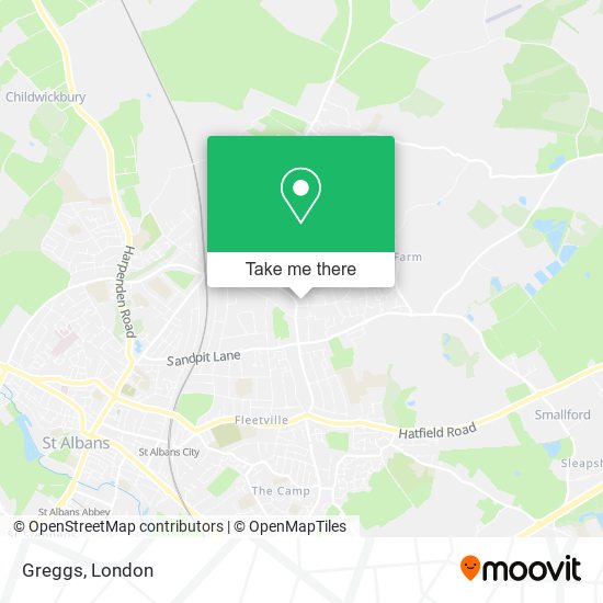 Greggs map