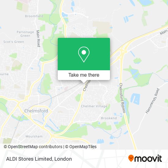 ALDI Stores Limited map