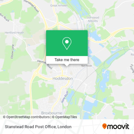 Stanstead Road Post Office map