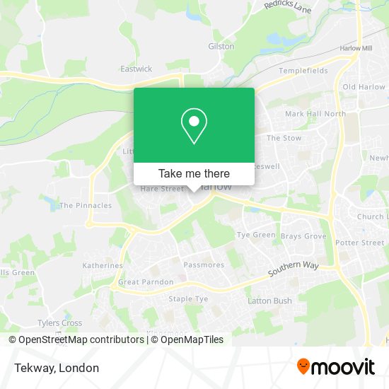 Tekway map