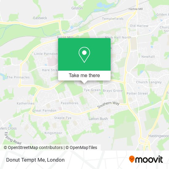 Donut Tempt Me map