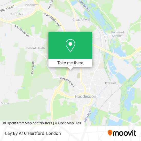 Lay By A10 Hertford map