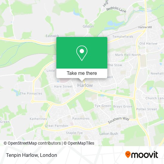 Tenpin Harlow map