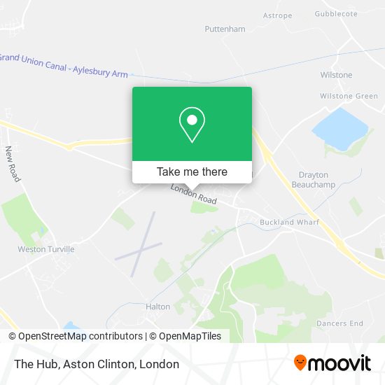 The Hub, Aston Clinton map