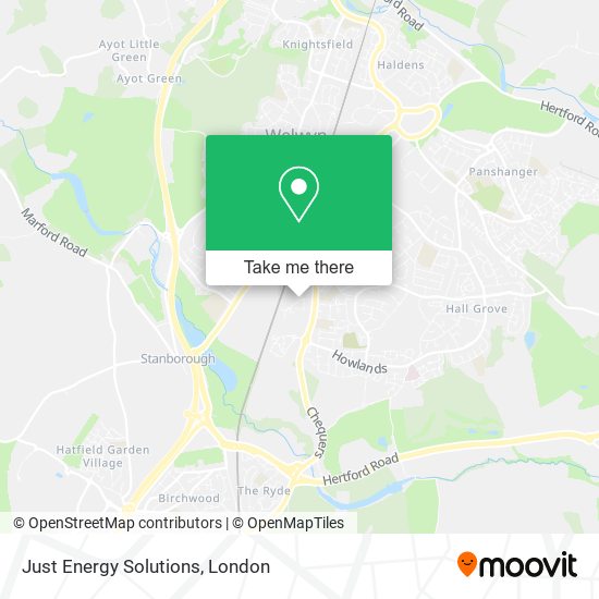 Just Energy Solutions map