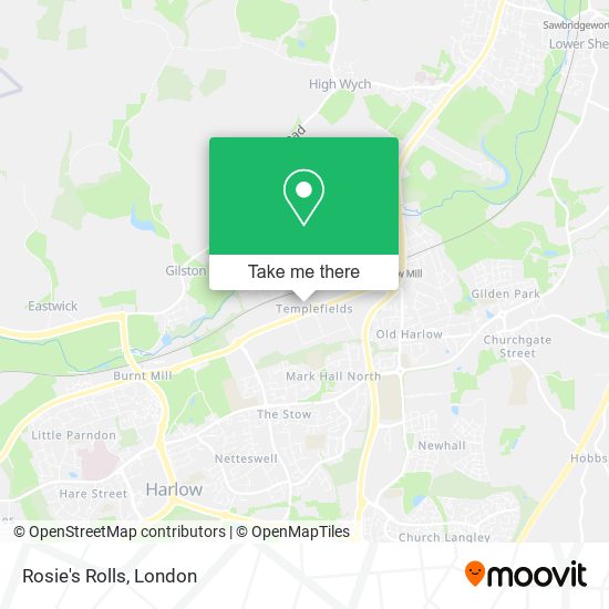 Rosie's Rolls map