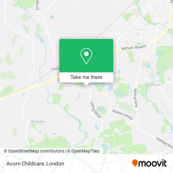 Acorn Childcare map