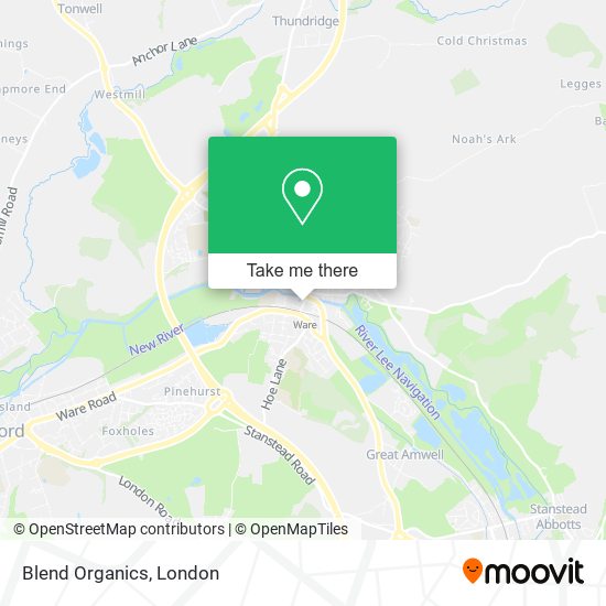 Blend Organics map