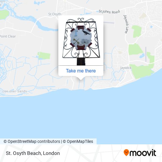 St. Osyth Beach map