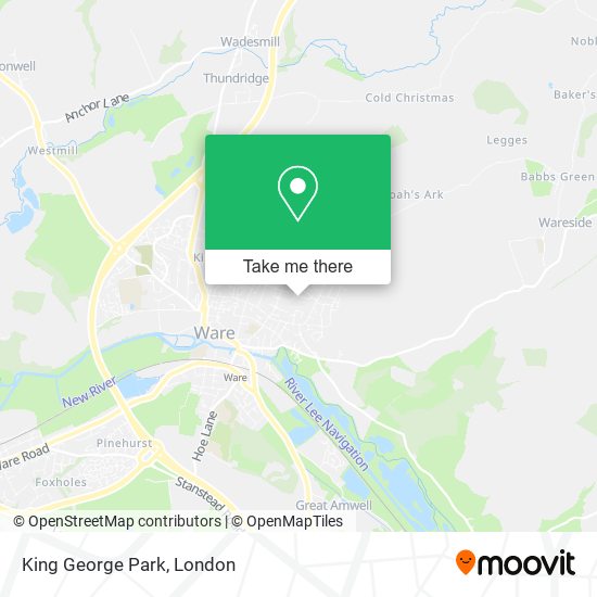King George Park map
