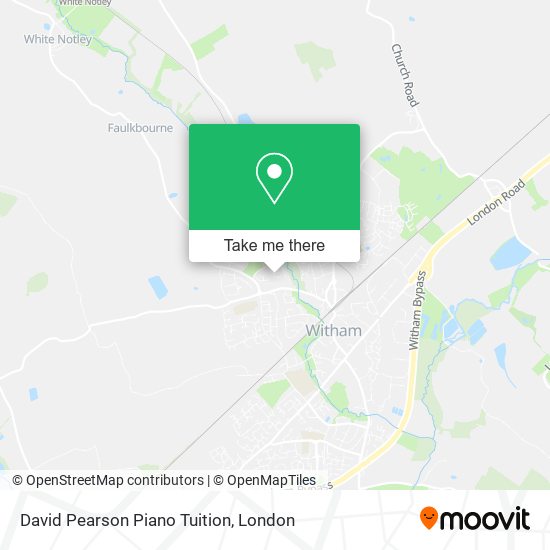 David Pearson Piano Tuition map