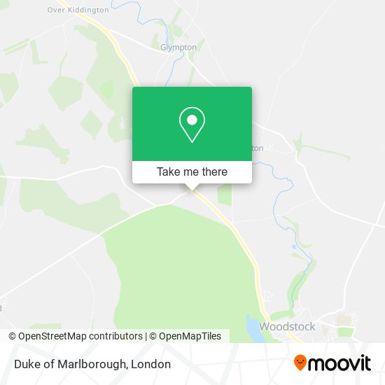 Duke of Marlborough map