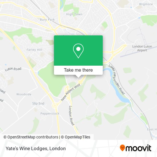 Yate's Wine Lodges map