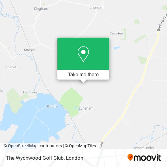 The Wychwood Golf Club map