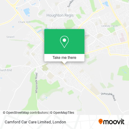 Camford Car Care Limited map