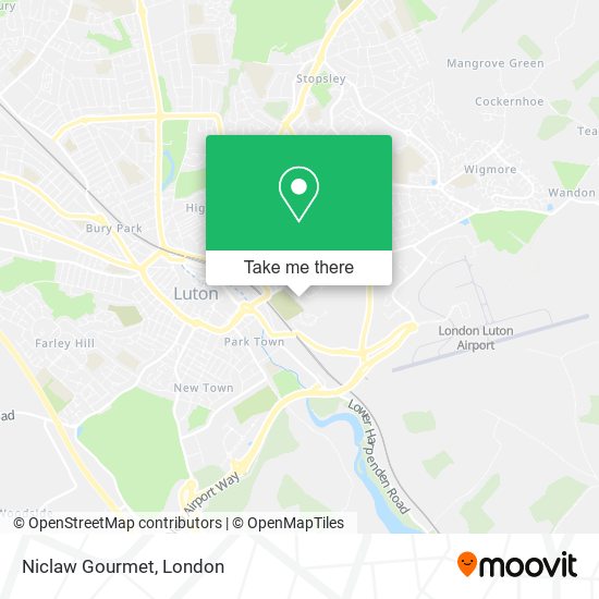 Niclaw Gourmet map