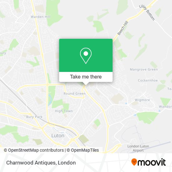 Charnwood Antiques map