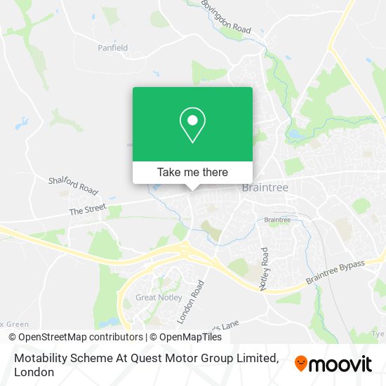 Motability Scheme At Quest Motor Group Limited map