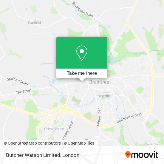 Butcher Watson Limited map