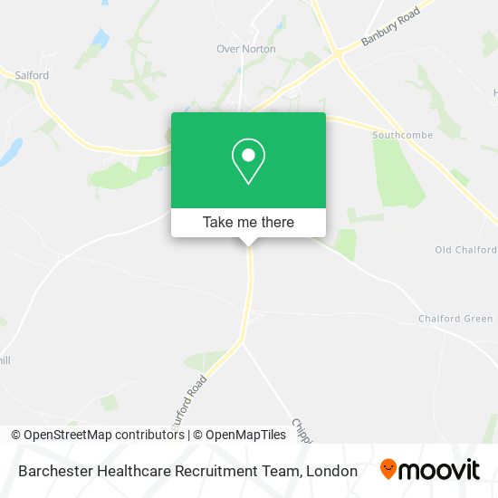 Barchester Healthcare Recruitment Team map