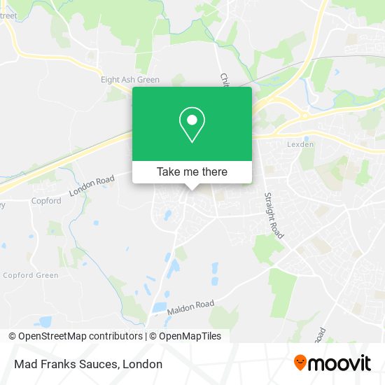 Mad Franks Sauces map