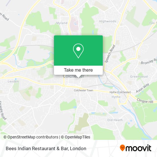 Bees Indian Restaurant & Bar map