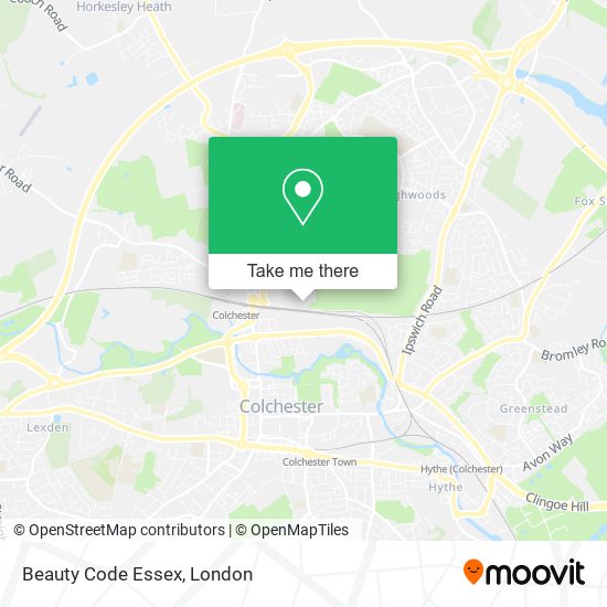 Beauty Code Essex map