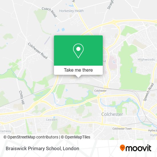 Braiswick Primary School map