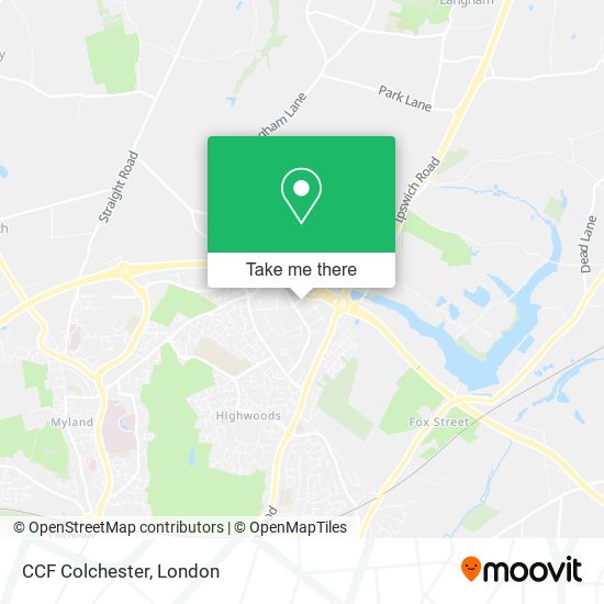CCF Colchester map
