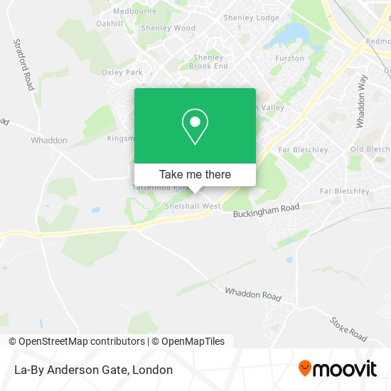La-By Anderson Gate map
