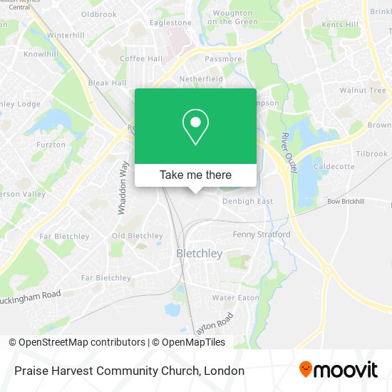 Praise Harvest Community Church map