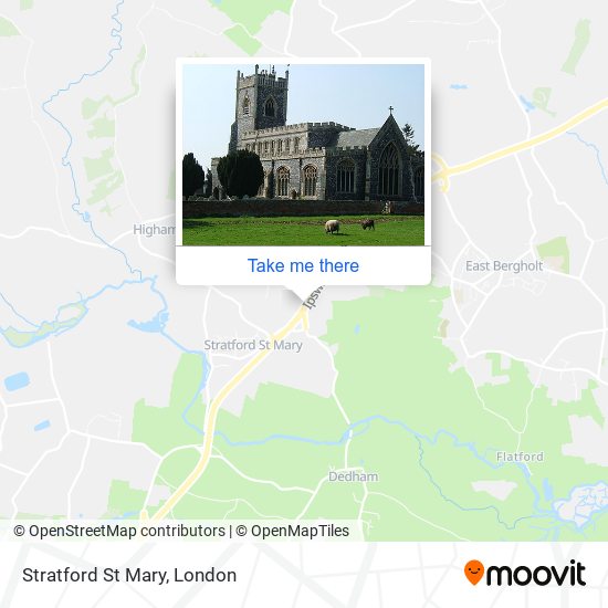 Stratford St Mary map