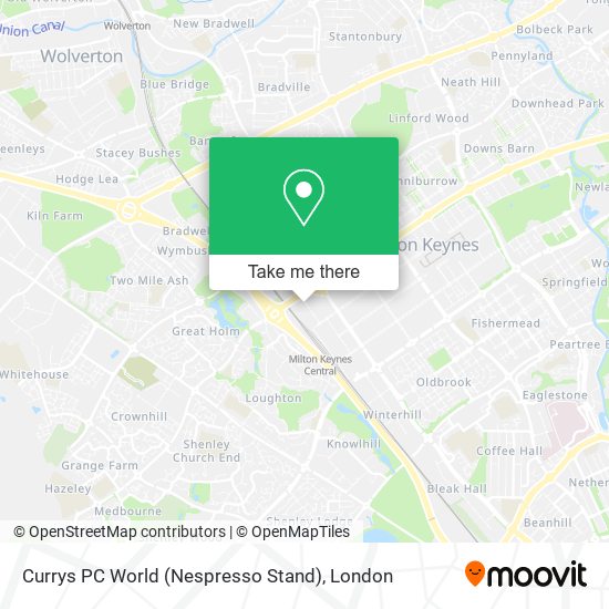 Currys PC World (Nespresso Stand) map
