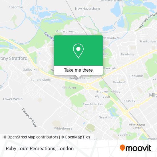 Ruby Lou's Recreations map