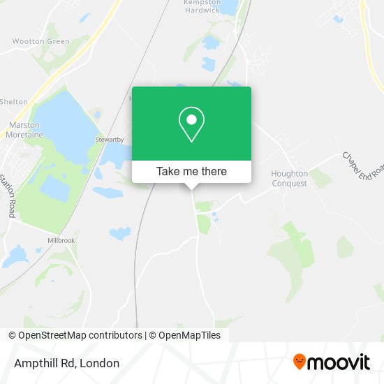 Ampthill Rd map