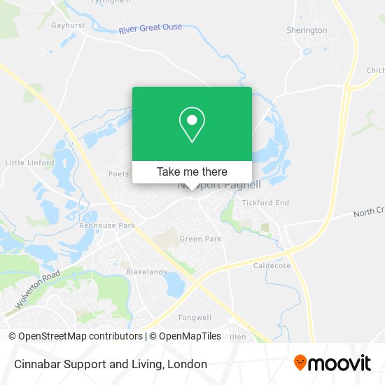 Cinnabar Support and Living map