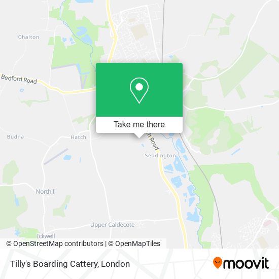Tilly's Boarding Cattery map